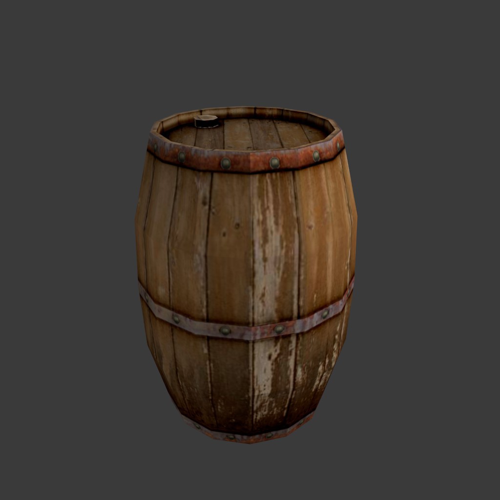 wooden Barrel preview image 1